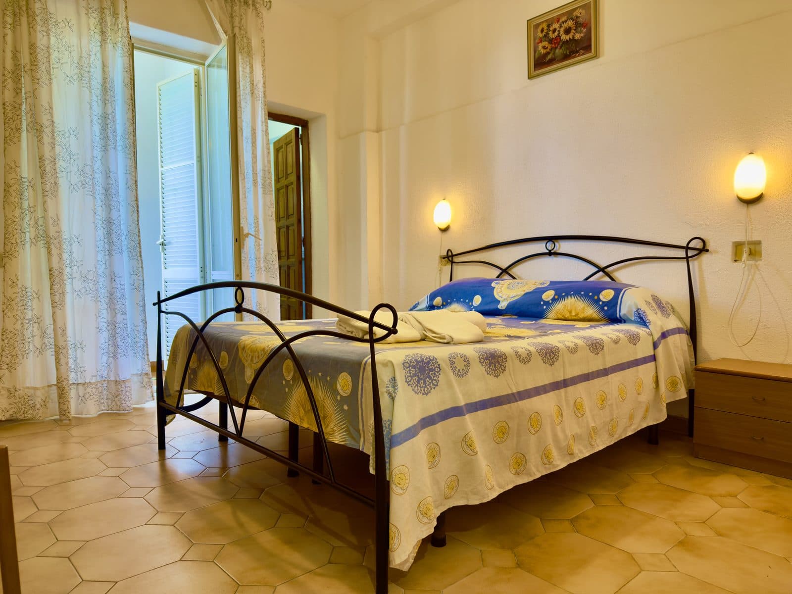 Appartamento - Camera con letto in ferro battuto